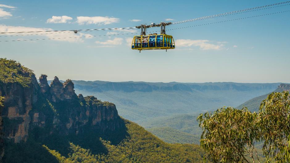 One of three thrilling Scenic World Rides